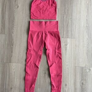 Pink Seamless Activewear Set